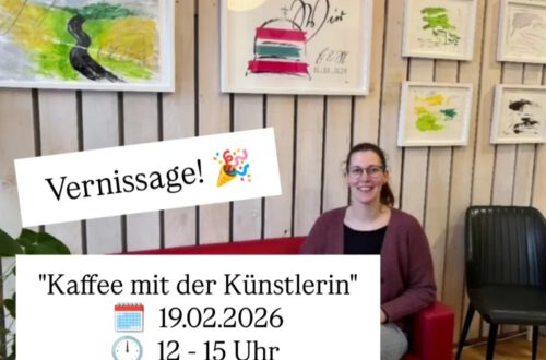 Ankündigung Vernissage in der Brot-Galerie