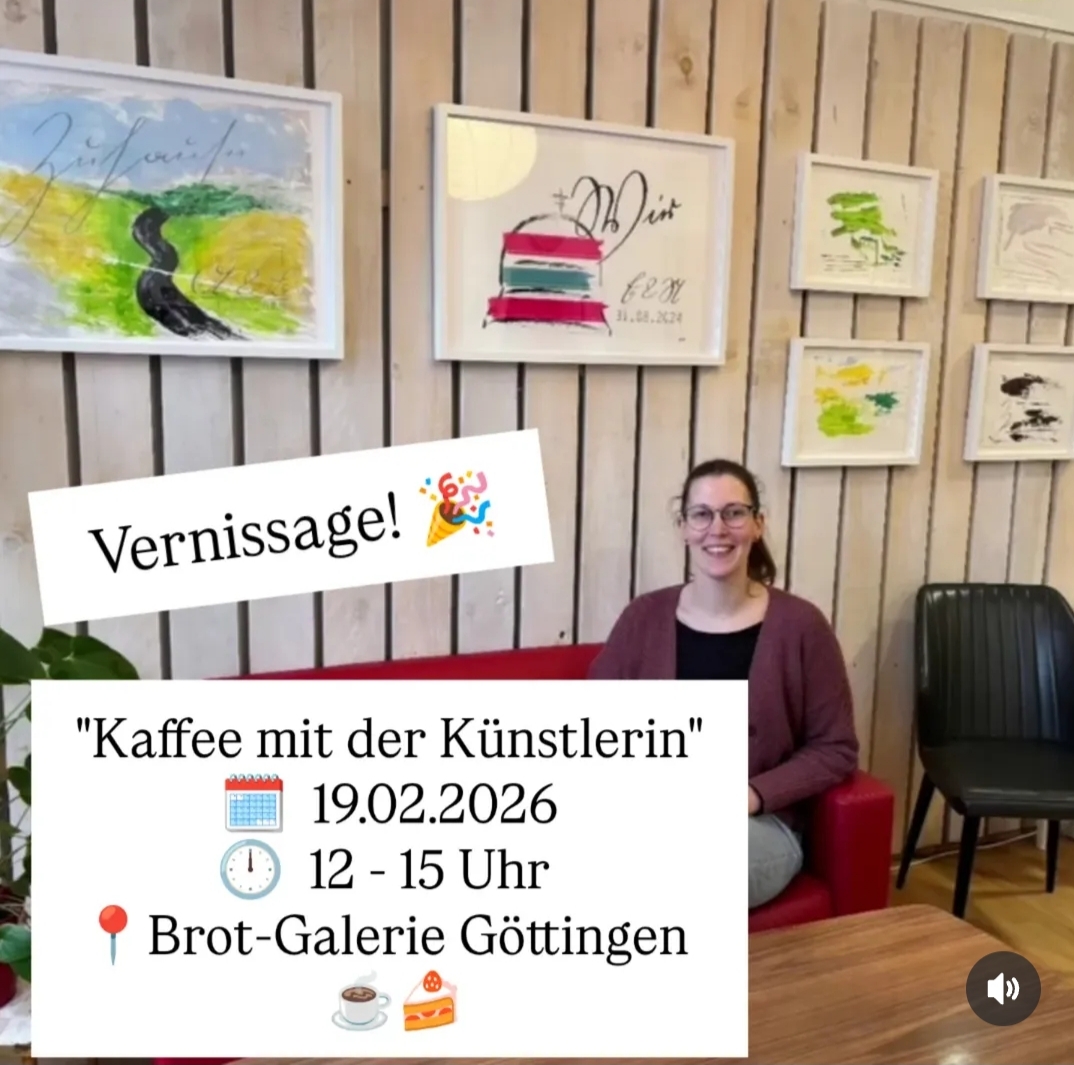 Ankündigung Vernissage in der Brot-Galerie