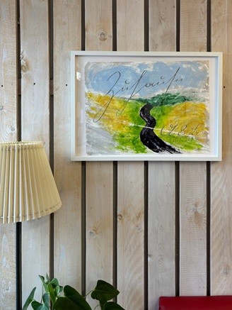 Personalisierbares Bild "Werrablick", Ausstellung in der Brot-Galerie 2026; Foto von Yvonne Lau, awo Göttingen