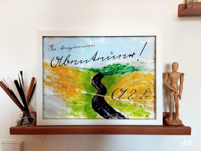 Personalisierbarer Print "Werrablick" - "So beginnen Abenteuer!"