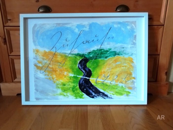 Personalisierbarer Print "Werrablick" - "Zuhause"
